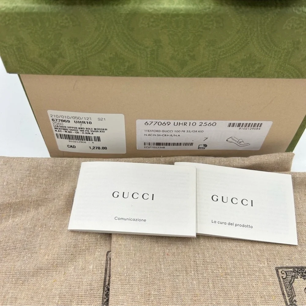 Men’s Gucci JORDAAN 100th anniversary horse bit loafer size 7 fits eight US